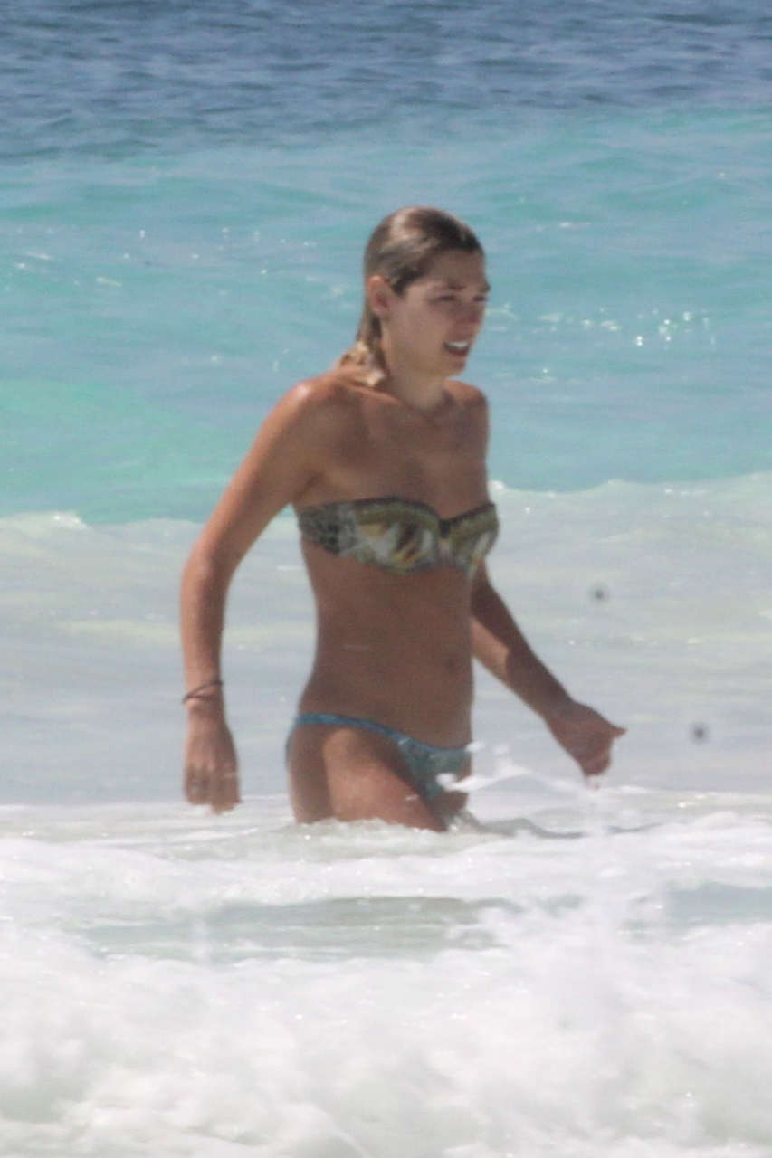 Ashley Hart Bikini Beach Tulum