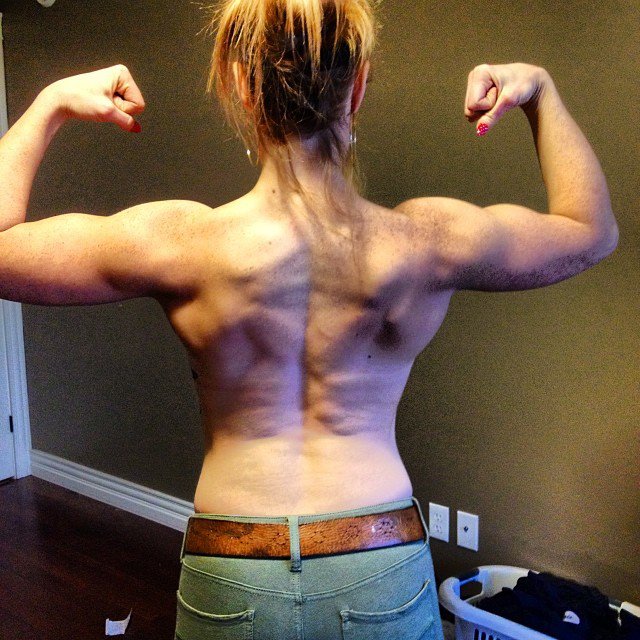 Ashley Hromyak Muscles