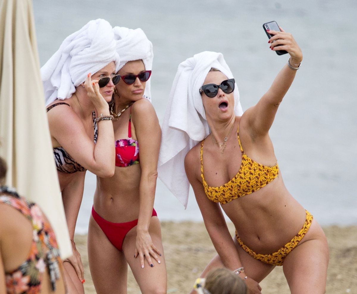Ashley Roberts Bikini Beach Ibiza