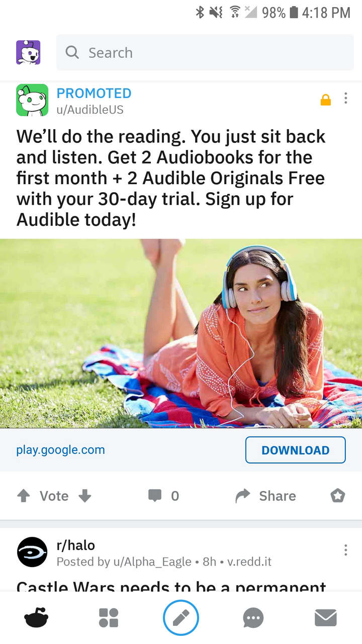 Audible Ad Chick NSF