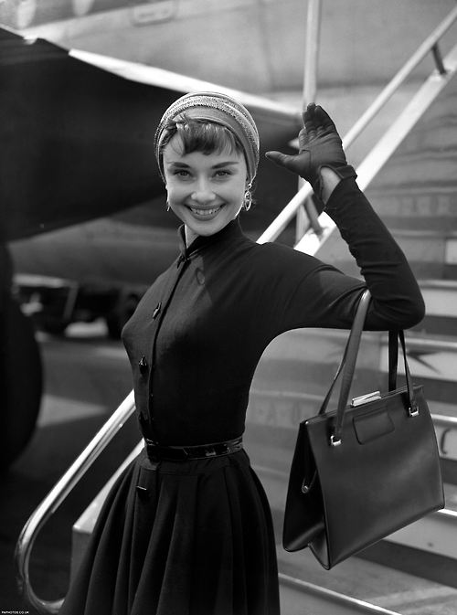 Audrey Hepburn Arrives At London Airport From New York 1953 NSF