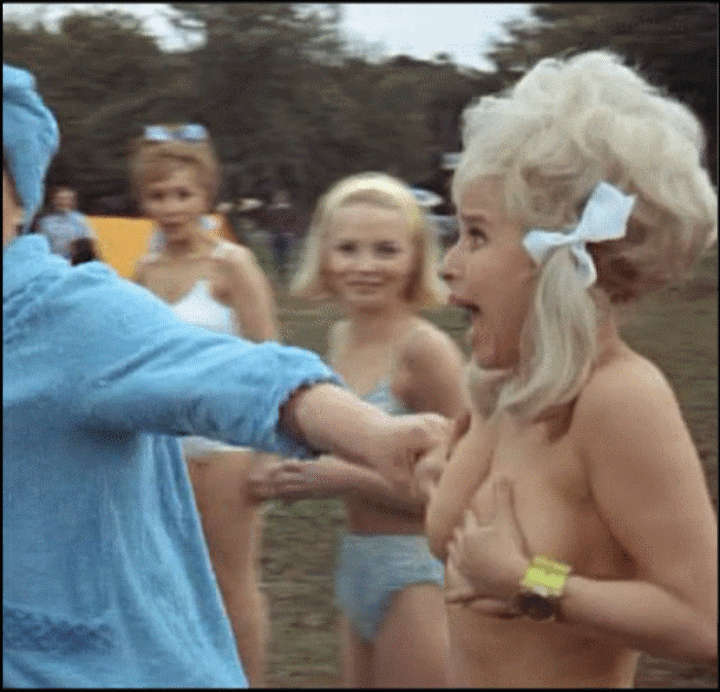 Barbara Windsor Carry On Camping NSFW