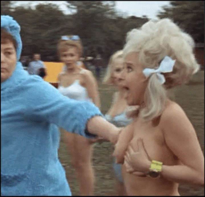 Barbara Windsor Carry On Camping NSFW