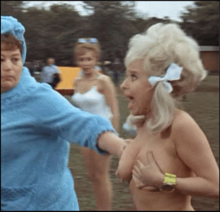 Barbara Windsor Carry On Camping NSFW