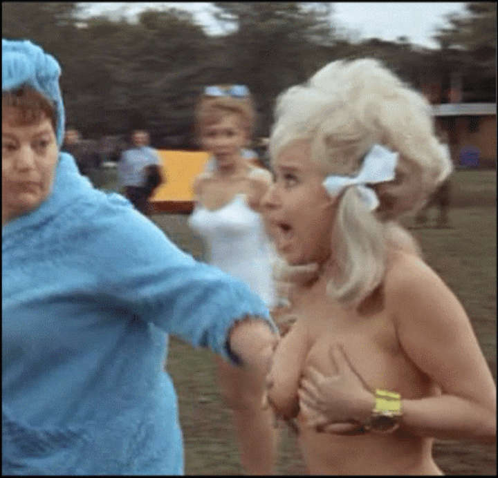 Barbara Windsor Carry On Camping NSFW