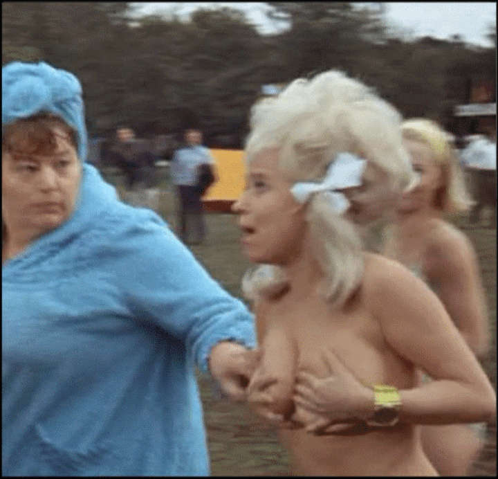 Barbara Windsor Carry On Camping NSFW