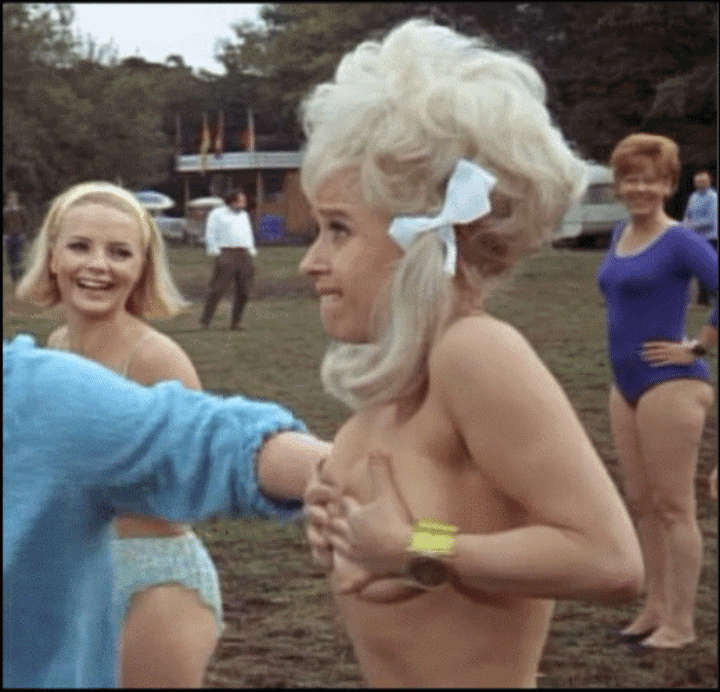 Barbara Windsor Carry On Camping NSFW
