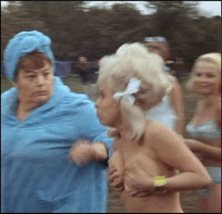 Barbara Windsor Carry On Camping NSFW