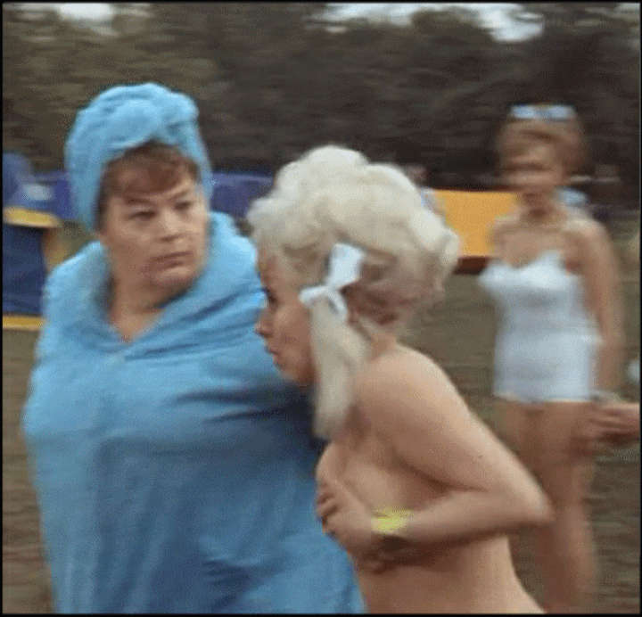 Barbara Windsor Carry On Camping NSFW