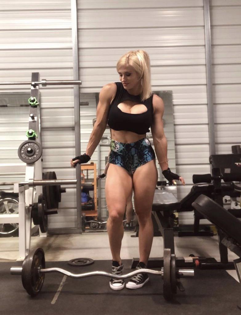 Barbie Taking A Break From Lifting To Look Cute NSFW