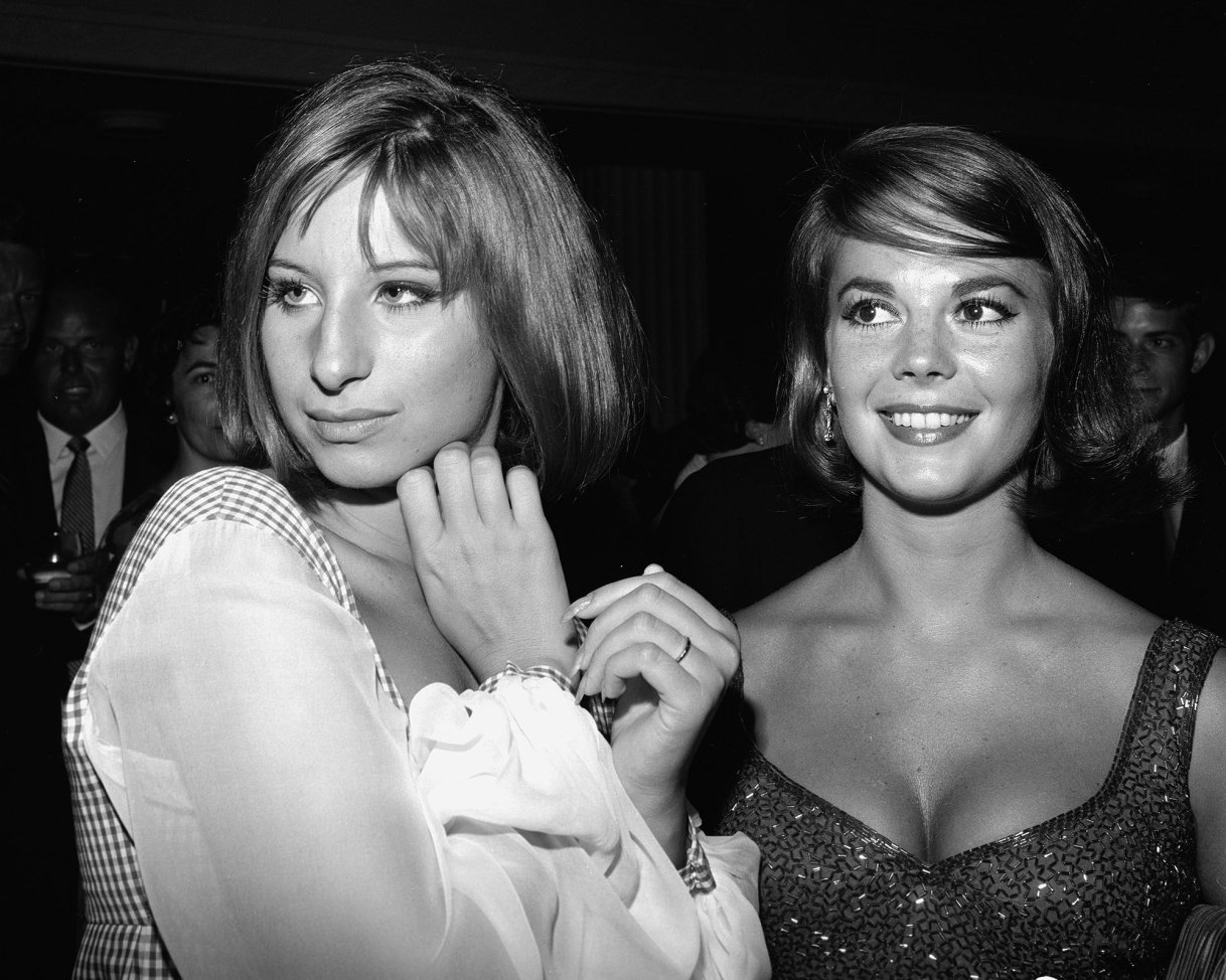 Barbra Streisand Andamp Natalie Wood At The Coconut Grove In 1963 NSF