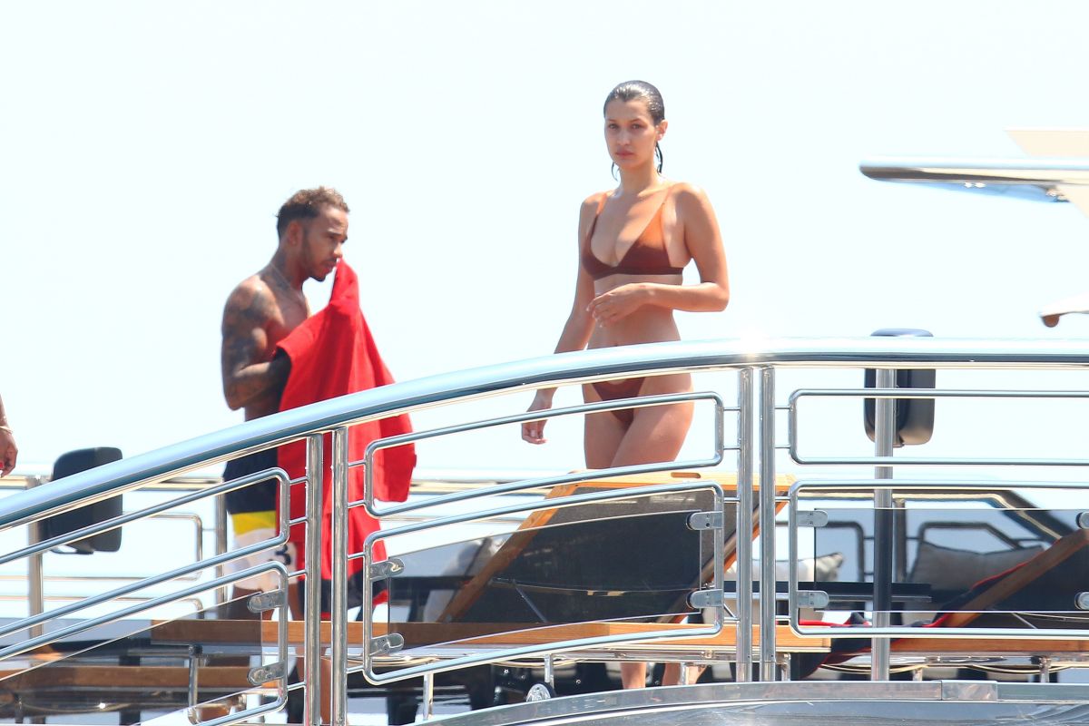 Bella Hadid Bikini Vacation Monaco