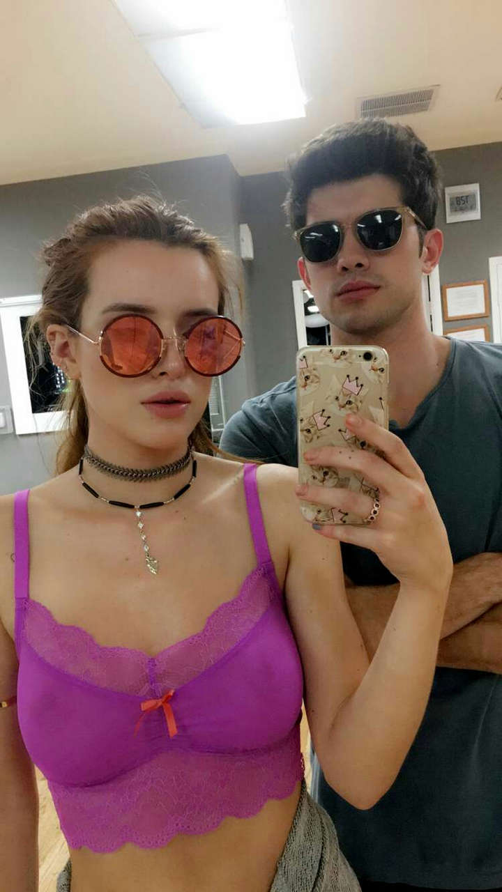 Bella Thorne See Thru Top NSFW