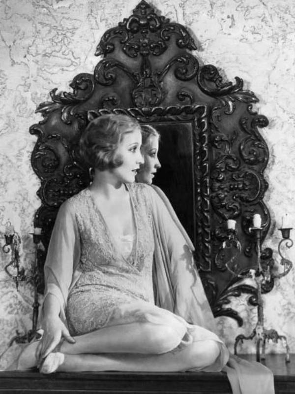 Bessie Love Andamp Her Reflection C 1930s NSF