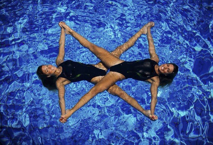 Bia Andamp Branca Feres Twins Olympic Team Synchronized Swimmers Brazi