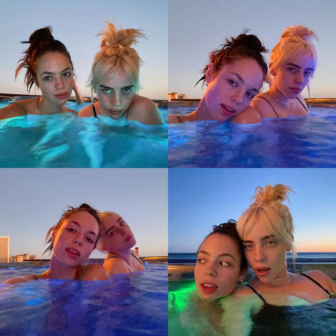 Billie Eilish In A Swimsuit With Claudia Sulewski NSFW