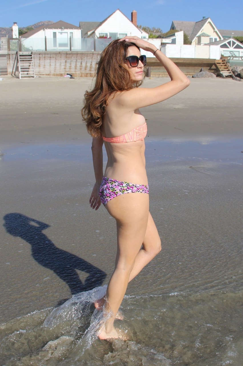 Blanca Blanco Bikini Beach Malibu