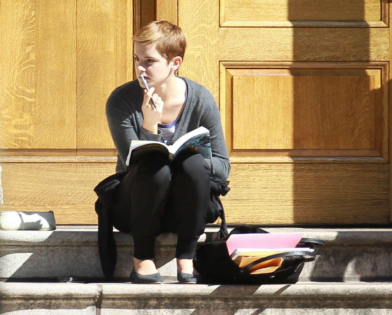 Boi Emma Watson Wondering Who Drew A Bbc In Her Book NSF