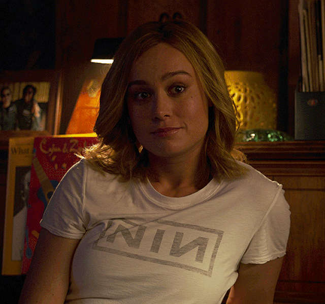 Brie Larson Looks Better In This Shirt Than Her Cm Uniform Big Tits