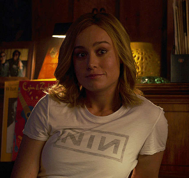 Brie Larson Looks Better In This Shirt Than Her Cm Uniform Big Tits