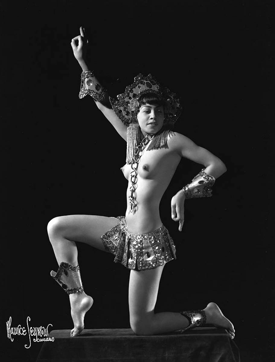 Burlesque Dancer Sen Lee Fu Photo Maurice Seymour Ca 1950s NSF