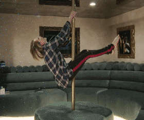 Cara Delevingne On A Sexy Pole NSFW