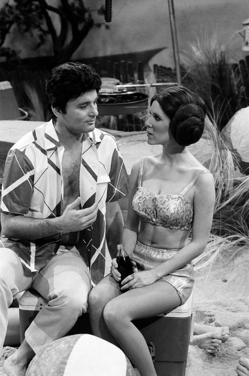 Carrie Fisher With Bill Murray NSFW