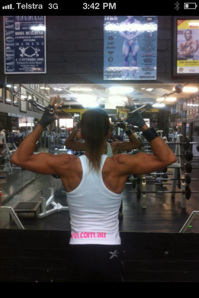 Cassandra Haddad Muscles