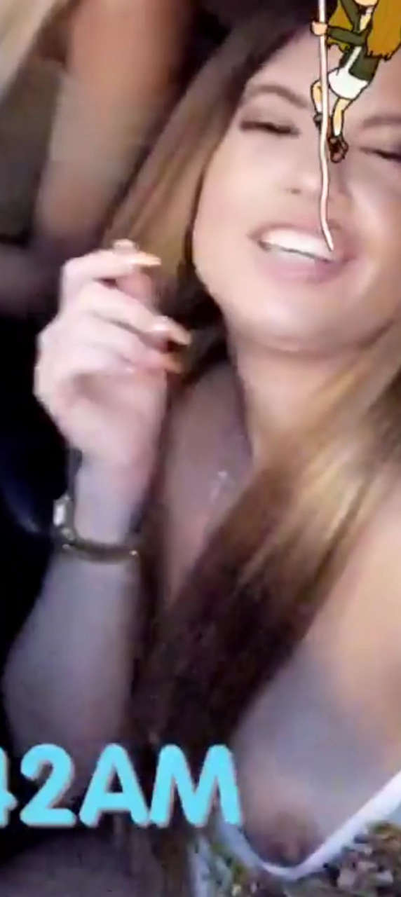 Chanel West Coast Snapchat Nipple Slip NSF