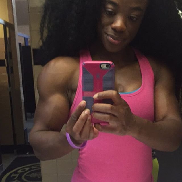 Christine Ajisafe Muscles