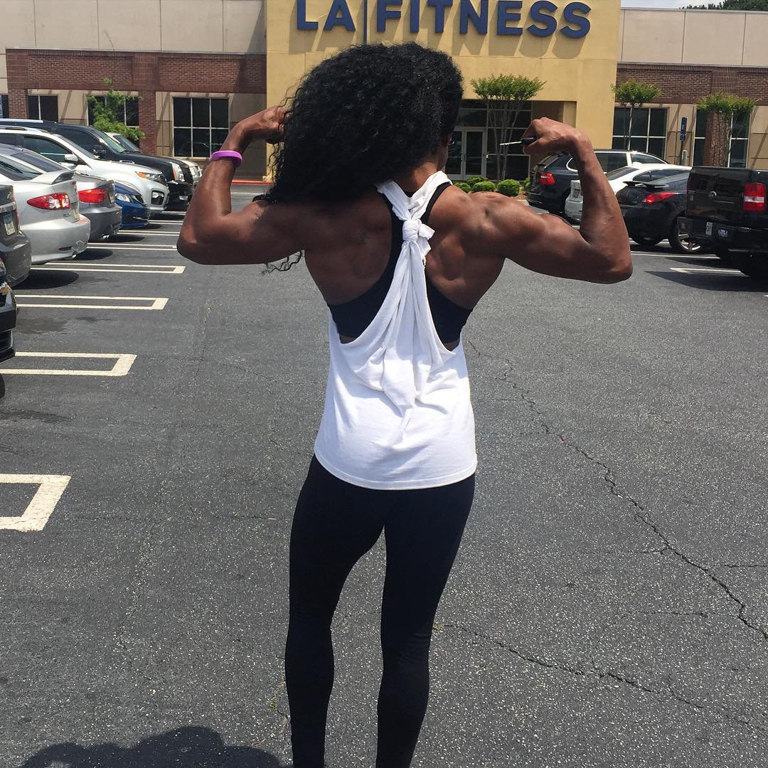 Christine Ajisafe Muscles