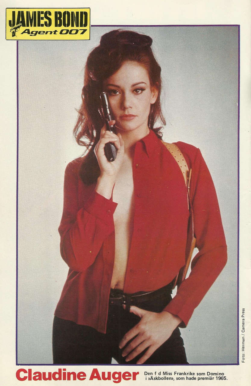Claudine Auger In A Promo Shot For Thunderball 1965 NSF