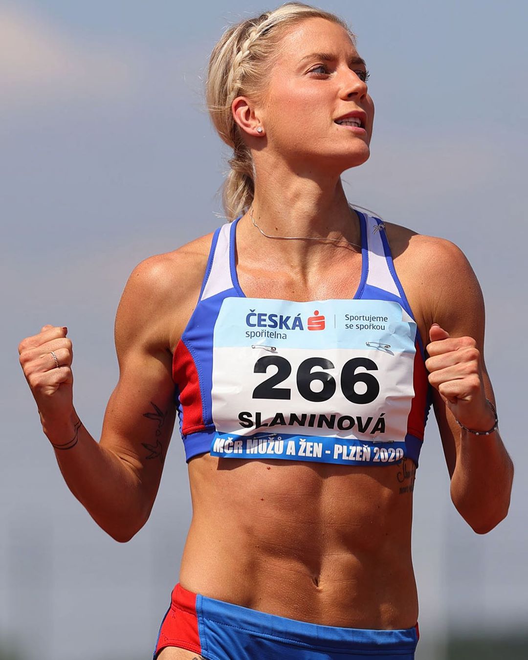 Czech Sprinter Jana Slaninov