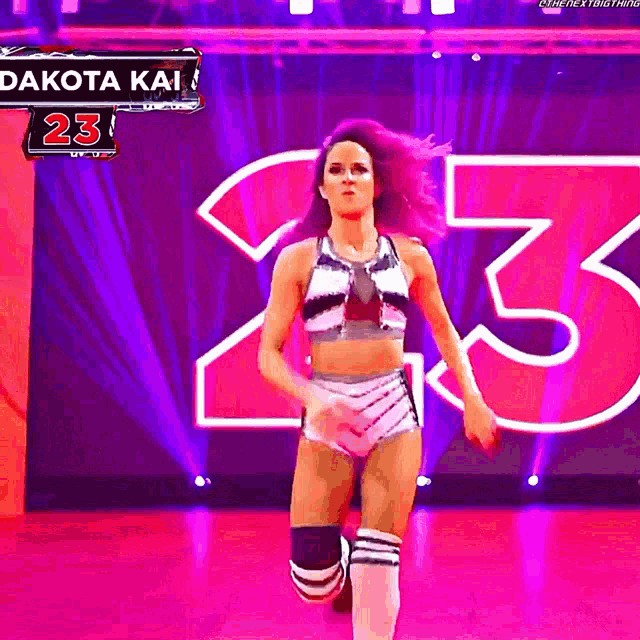 Dakota Kai With Sexy Purple Hair NSFW