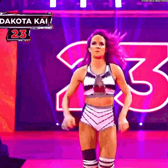 Dakota Kai With Sexy Purple Hair NSFW