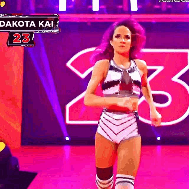 Dakota Kai With Sexy Purple Hair NSFW