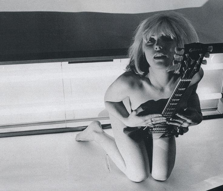 Debbie Harry And Her Guitar 1970s NSF