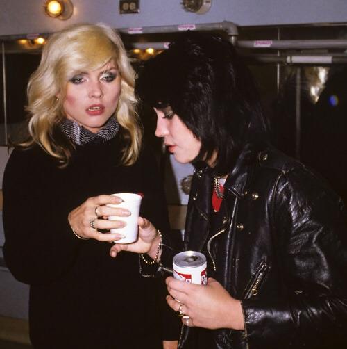 Debbie Harry And Joan Jett Hanging Out Late 70s NSF