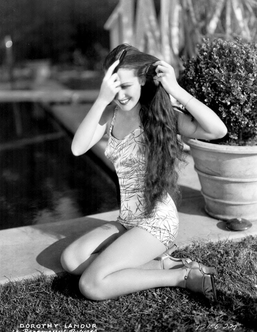 Dorothy Lamour Andamp Her Luscious Locks C 1937 NSF