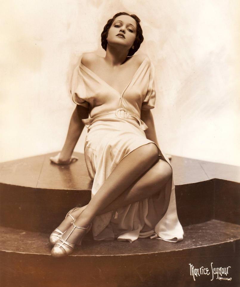 Dorothy Lamour Photographed By Maurice Seymour C 1933 NSF