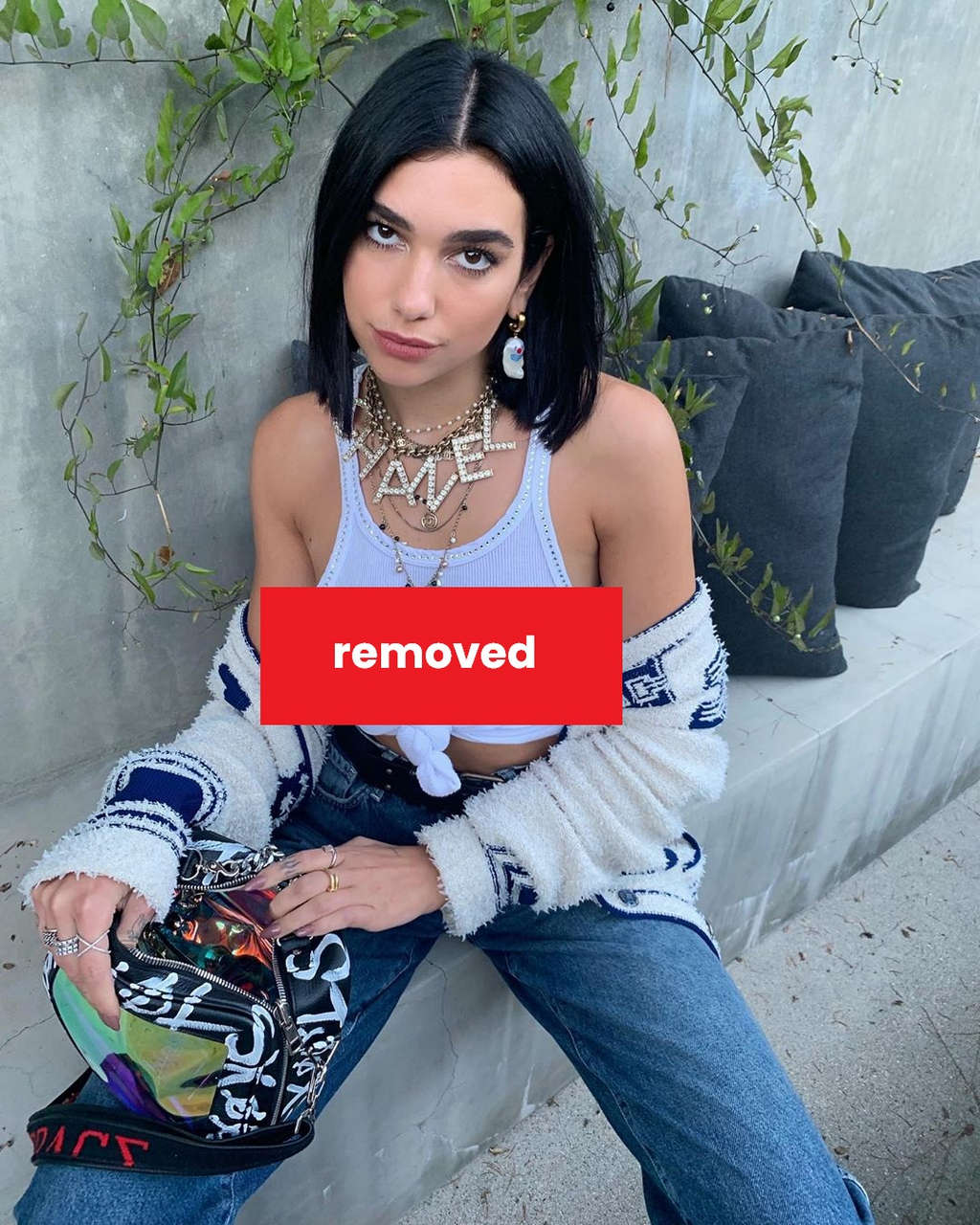 Dua Lipas Removed Nipple Photo Source In Comment NSFW