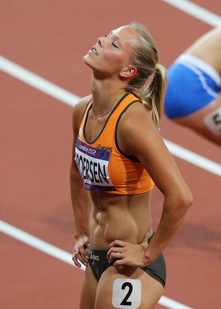 Dutch Heptathlete Nadine Broerse