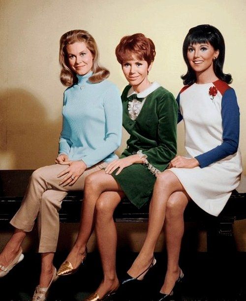 Elizabeth Montgomery Judy Carne And Marlo Thomas NSF