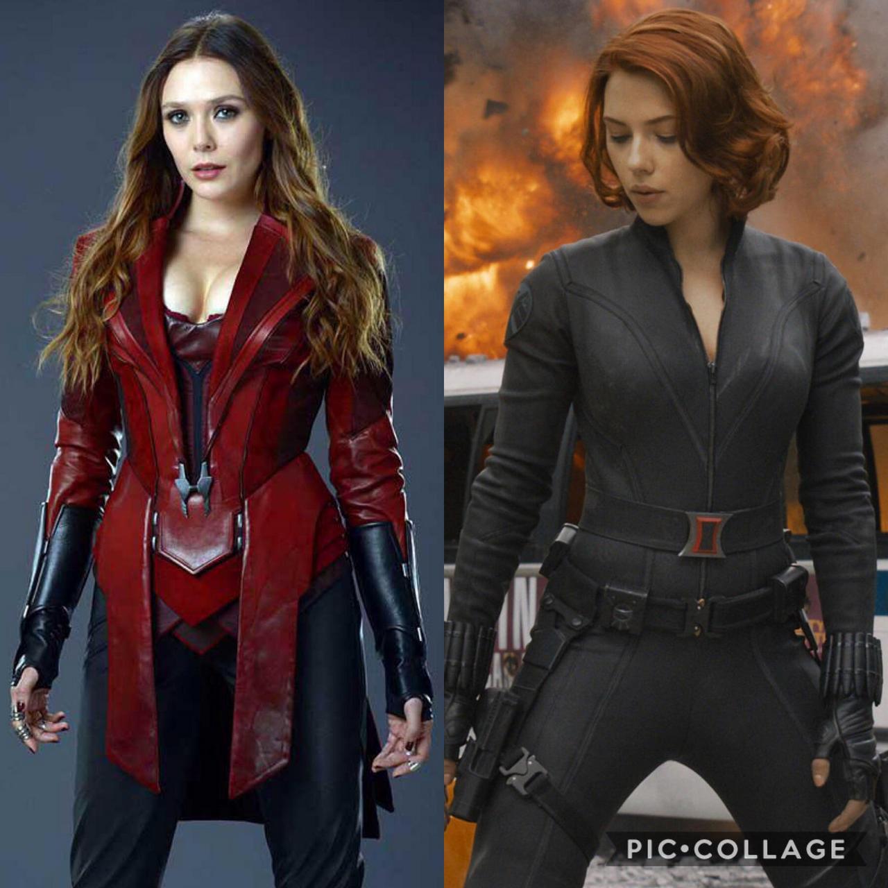 Elizabeth Olson And Scarlett Johansson Are My Favorite Marvel Girls To Jerk To NSFW