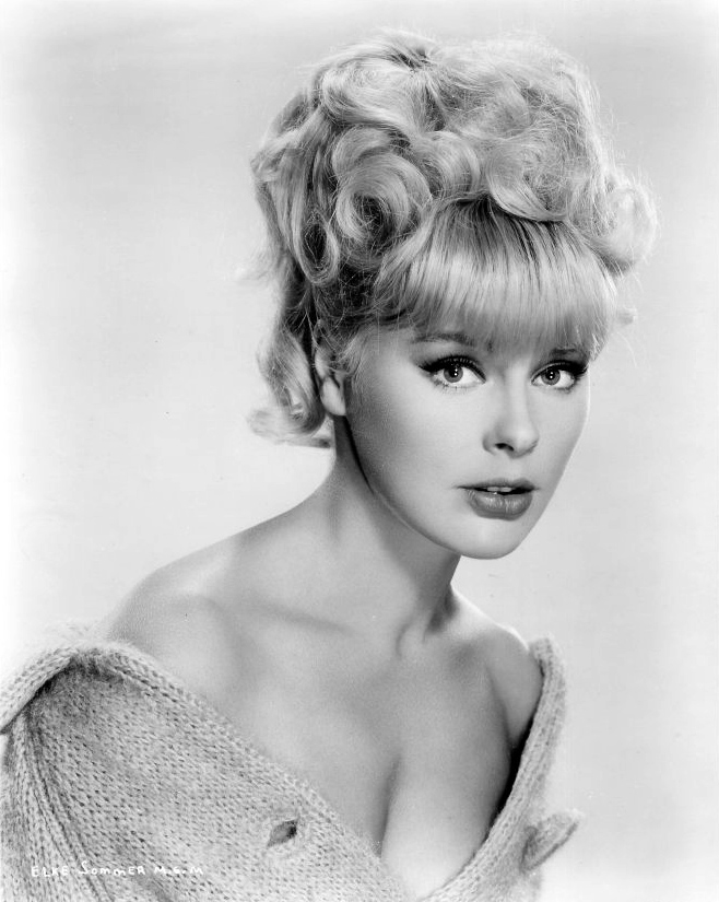 Elke Sommer In Black And White NSF