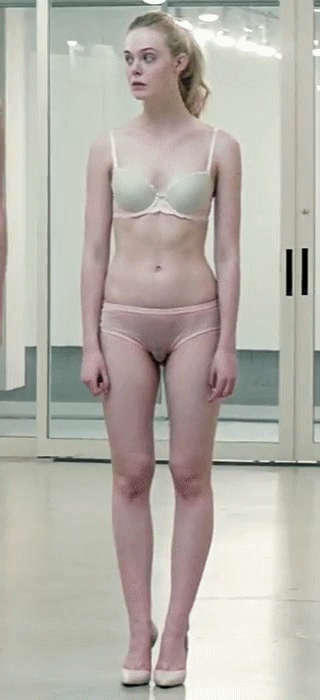 Elle Fanning In Her Underwear Abs