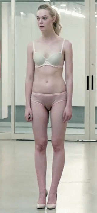 Elle Fanning In Her Underwear Abs