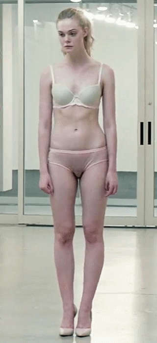 Elle Fanning In Her Underwear Abs