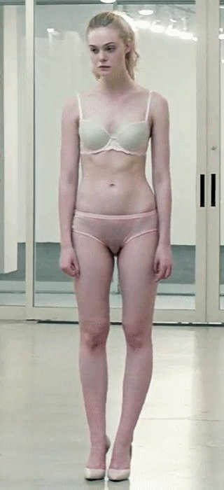 Elle Fanning In Her Underwear Abs