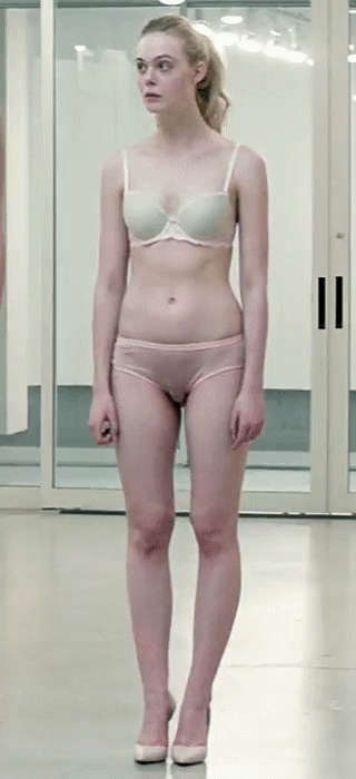 Elle Fanning In Her Underwear Abs